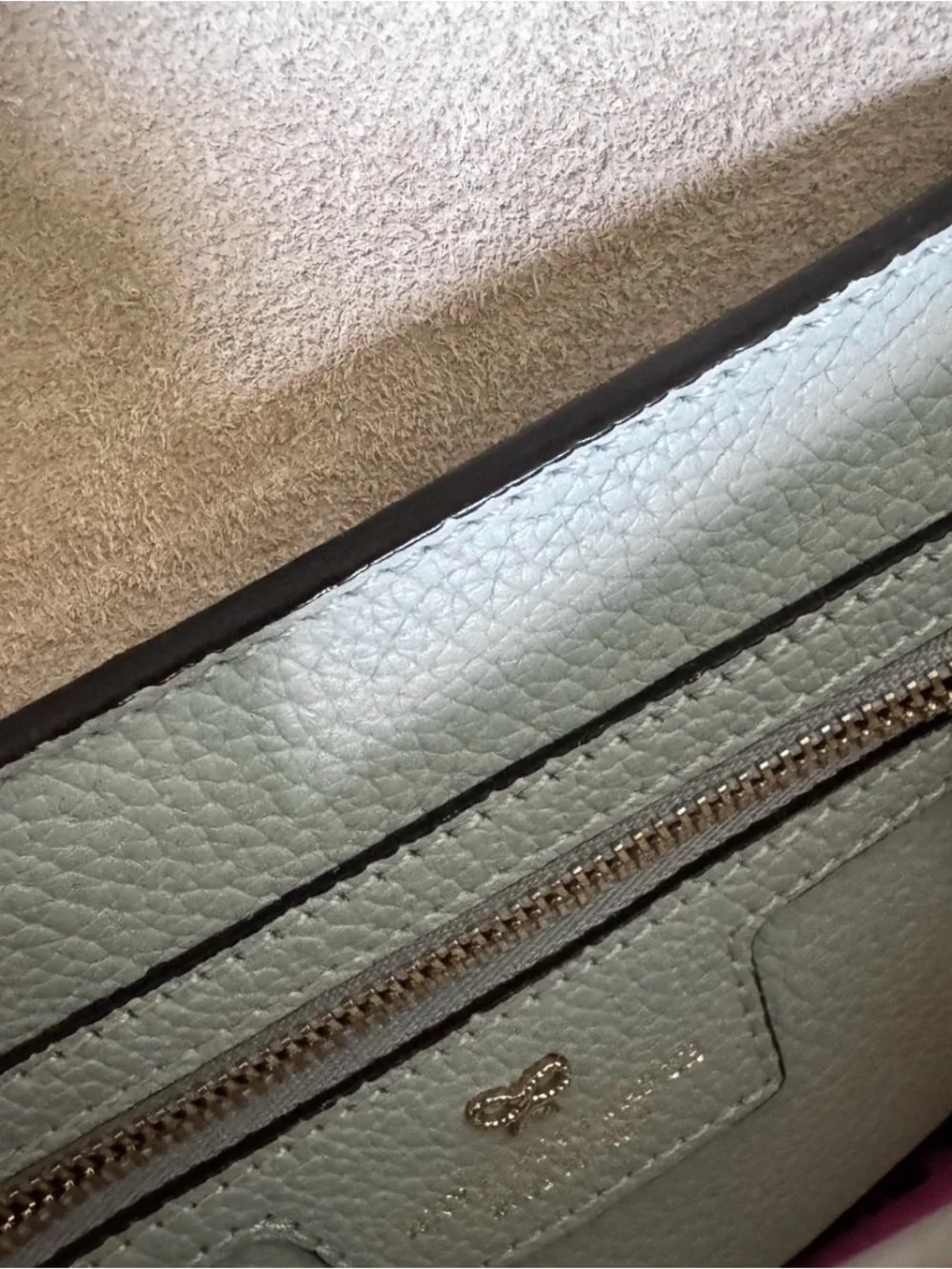 Anya Hindmarch grey leather